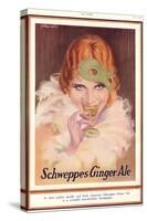 Schweppes, Ginger Ale Art Deco Drinking Masks, UK, 1930-null-Stretched Canvas