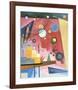 Schweres Rot, c.1924-Wassily Kandinsky-Framed Art Print