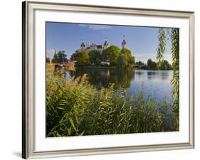 Schwerin Castle, Island, Schwerin (Capital), 'Innensee', Mecklenburg-Western Pomerania, Germany-Rainer Mirau-Framed Photographic Print