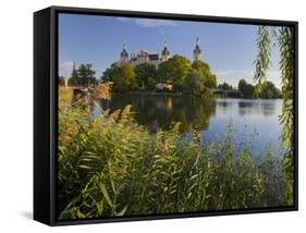 Schwerin Castle, Island, Schwerin (Capital), 'Innensee', Mecklenburg-Western Pomerania, Germany-Rainer Mirau-Framed Stretched Canvas