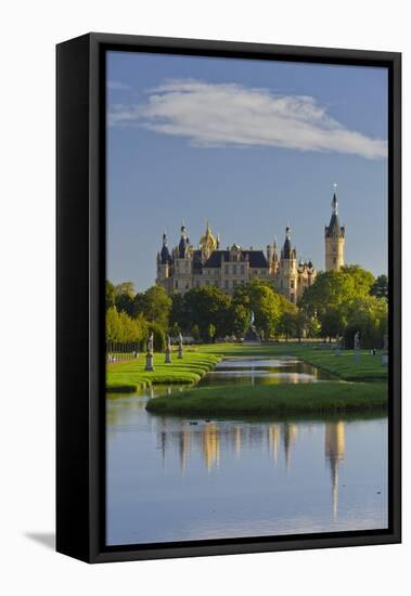 Schwerin Castle, Schwerin (Capital), Mecklenburg-Western Pomerania, Germany-Rainer Mirau-Framed Stretched Canvas