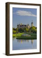 Schwerin Castle, Schwerin (Capital), Mecklenburg-Western Pomerania, Germany-Rainer Mirau-Framed Photographic Print