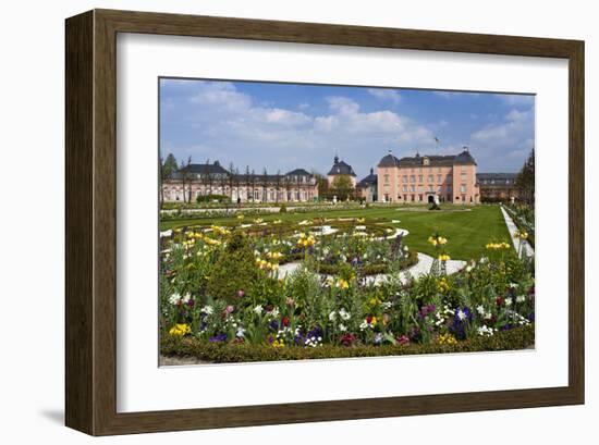 Schwetzingen Palace with Baroque Gardens, Schwetzingen, Baden-Wuerttemberg, Germany-null-Framed Art Print