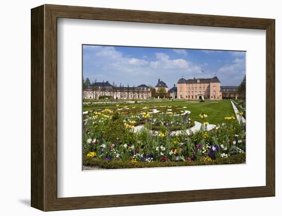 Schwetzingen Palace with Baroque Gardens, Schwetzingen, Baden-Wuerttemberg, Germany-null-Framed Art Print