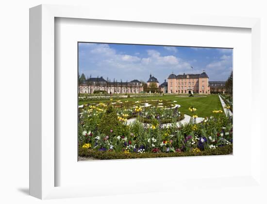 Schwetzingen Palace with Baroque Gardens, Schwetzingen, Baden-Wuerttemberg, Germany-null-Framed Art Print