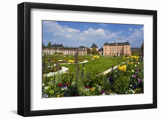 Schwetzingen Palace with Baroque Gardens, Schwetzingen, Baden-Wuerttemberg, Germany-null-Framed Art Print