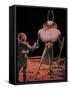 Sci Fi - Alien and Astronaut, 1939-Frank R. Paul-Framed Stretched Canvas