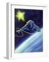 Sci Fi - Astronaut Floating in Space, 1966-null-Framed Giclee Print