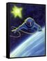 Sci Fi - Astronaut Floating in Space, 1966-null-Framed Stretched Canvas