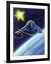 Sci Fi - Astronaut Floating in Space, 1966-null-Framed Giclee Print