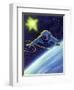 Sci Fi - Astronaut Floating in Space, 1966-null-Framed Giclee Print