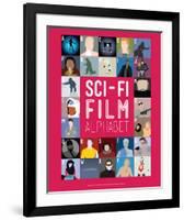 Sci-Fi Film Alphabet - A to Z-Stephen Wildish-Framed Giclee Print