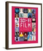 Sci-Fi Film Alphabet - A to Z-Stephen Wildish-Framed Giclee Print