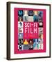 Sci-Fi Film Alphabet - A to Z-Stephen Wildish-Framed Giclee Print