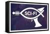 Sci-Fi Fish Humor-null-Framed Stretched Canvas