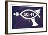 Sci-Fi Fish Humor-null-Framed Art Print