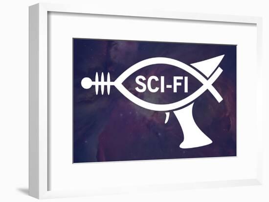 Sci-Fi Fish-null-Framed Poster