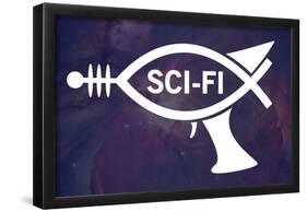 Sci-Fi Fish-null-Framed Poster