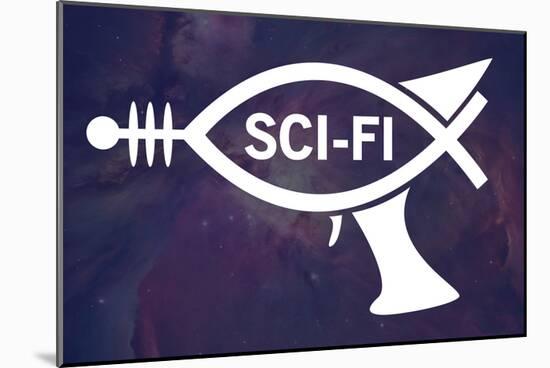 Sci-Fi Fish-null-Mounted Poster