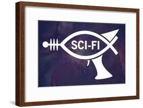 Sci-Fi Fish-null-Framed Poster