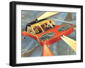 Sci Fi - Futuristic Automobile, 1958-null-Framed Giclee Print