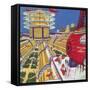 Sci Fi - Futuristic City, 1934-Frank R. Paul-Framed Stretched Canvas