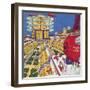 Sci Fi - Futuristic City, 1934-Frank R. Paul-Framed Premium Giclee Print