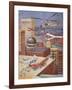 Sci Fi - Futuristic City Scene, 1931-null-Framed Giclee Print