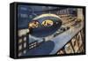 Sci Fi - Futuristic City Scene, 1932-Leo Morey-Framed Stretched Canvas