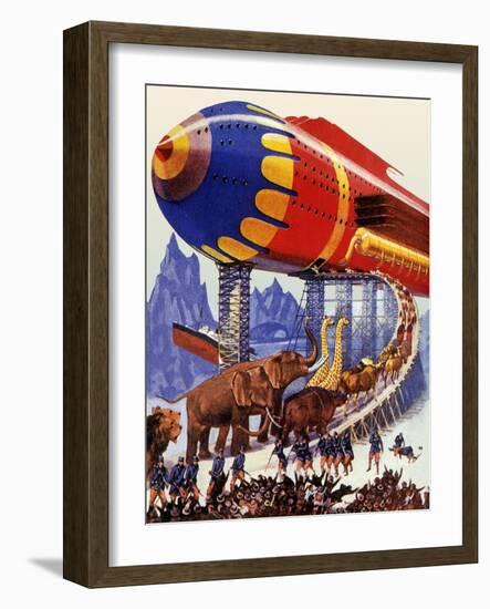 Sci Fi - Futuristic Noah's Ark, 1939-Howard V. Brown-Framed Giclee Print