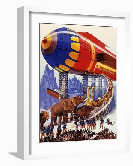 Sci Fi - Futuristic Noah's Ark, 1939-Howard V. Brown-Framed Giclee Print