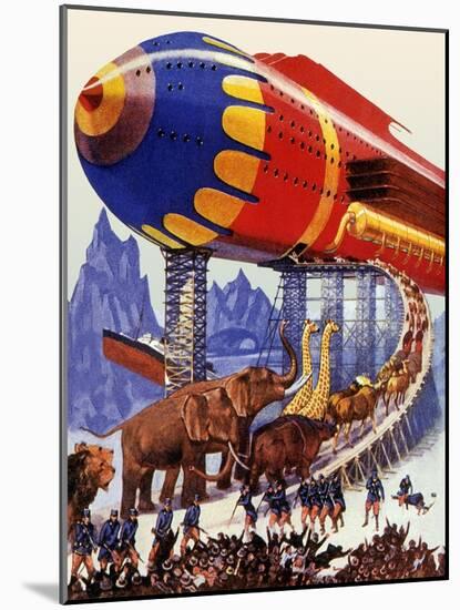 Sci Fi - Futuristic Noah's Ark, 1939-Howard V. Brown-Mounted Giclee Print