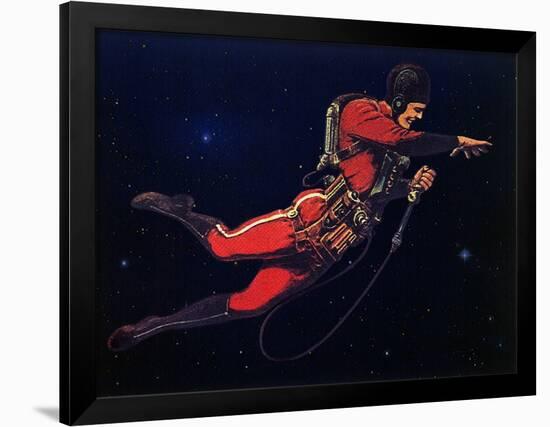 Sci Fi - Gravitron Jet Pack, 1928-Frank R. Paul-Framed Giclee Print