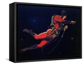 Sci Fi - Gravitron Jet Pack, 1928-Frank R. Paul-Framed Stretched Canvas