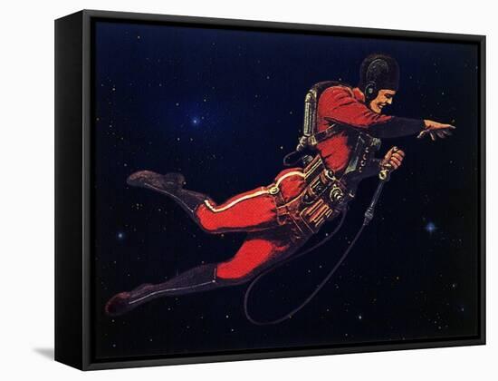 Sci Fi - Gravitron Jet Pack, 1928-Frank R. Paul-Framed Stretched Canvas