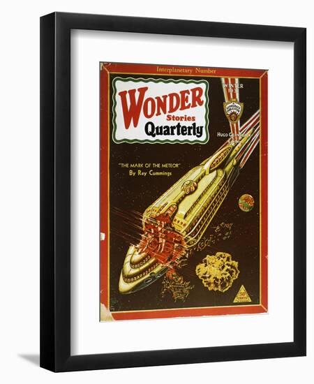 Sci-Fi Magazine Cover, 1931-Frank R. Paul-Framed Premium Giclee Print