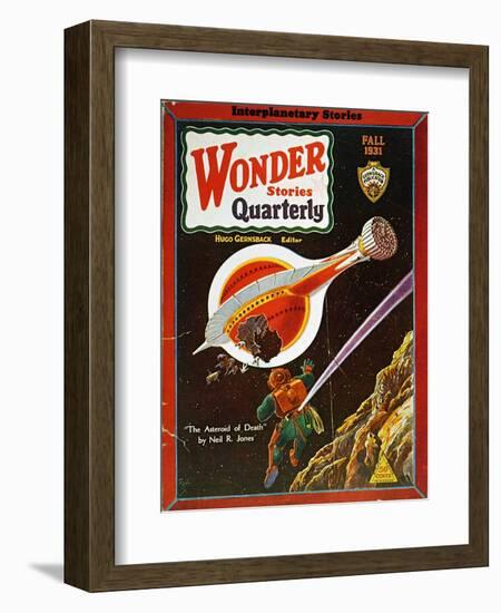 Sci-Fi Magazine Cover, 1931-Frank R. Paul-Framed Premium Giclee Print