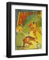 Sci-Fi Magazine Cover, 1931-Frank R. Paul-Framed Premium Giclee Print