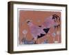 Sci-Fi Purple Rooster 6-Maria Pietri Lalor-Framed Giclee Print