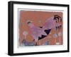 Sci-Fi Purple Rooster 6-Maria Pietri Lalor-Framed Giclee Print