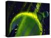Sci Fi - Satellite in Space, 1950-null-Stretched Canvas