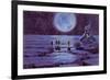 Sci Fi - Spacemen on Blue Alien Planet, 1966-null-Framed Giclee Print