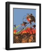 Sci Fi - War of the Worlds, 1927-Frank R Paul-Framed Premium Giclee Print