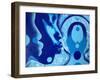 Sci Fi-Abstract Graffiti-Framed Giclee Print