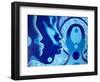 Sci Fi-Abstract Graffiti-Framed Giclee Print