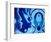 Sci Fi-Abstract Graffiti-Framed Giclee Print