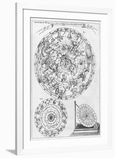 Sciathericon for Determining Time-Middle Temple Library-Framed Photographic Print