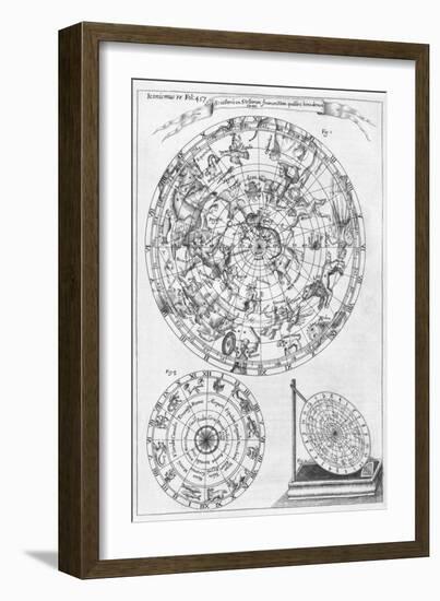 Sciathericon for Determining Time-Middle Temple Library-Framed Photographic Print