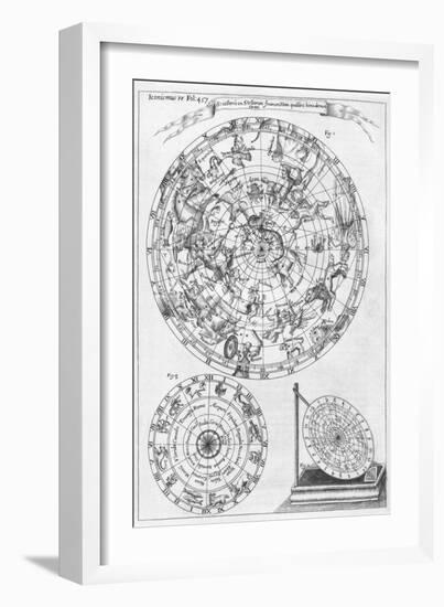 Sciathericon for Determining Time-Middle Temple Library-Framed Photographic Print