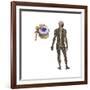 Sciatica Caused from Herniated Disc-null-Framed Art Print